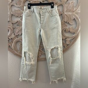 Free People distressed jeans